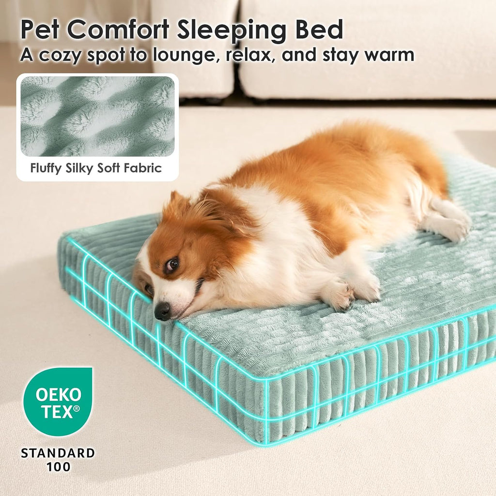 EHEYCIGA Orthopedic Dog Bed Medium Size Dog, 30"x20" Washable Pet Bed