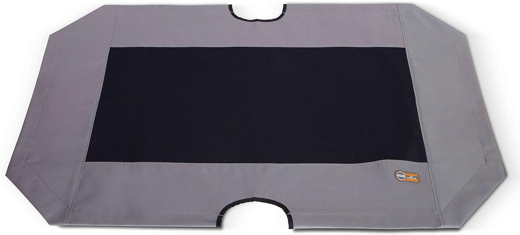 K&H Outdoor Elevated Dog Bed Pet Cot Replacement Cover, Gray, X-Large 50 X 32 Inches (Pack of 6)