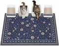 Glittme Cat Litter Mat, 47"x35" Non-Slip Washable Trapping Mat for Cats | Litter Trapping Mat With Thick PVC Coil To Catch Scatter, Soft On Paws And Waterproof Bottom To Protect Floors