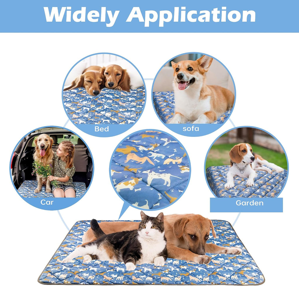Dog Cooling Mat Large Dog Cooling Mat Indoor Nylon 60 x 80 Inch