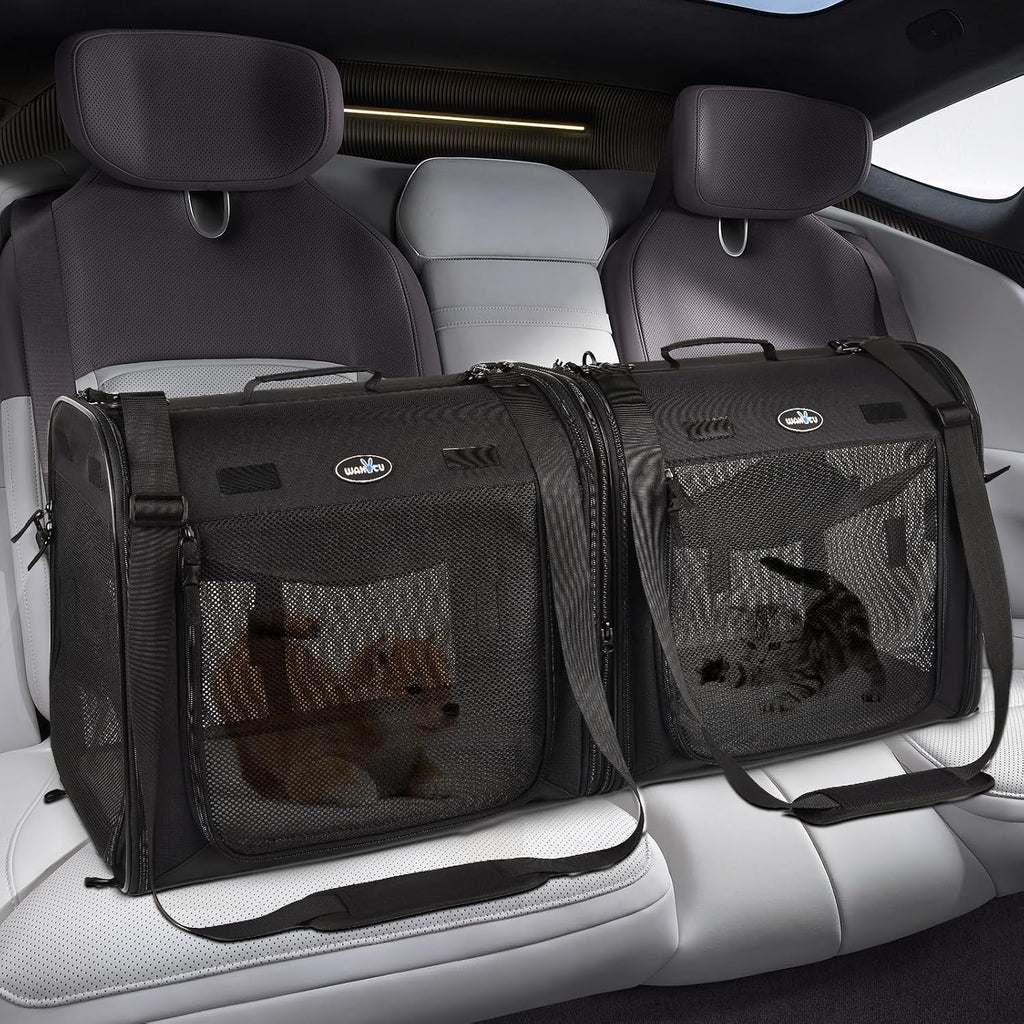 Wakytu 2-in-1 Pet Carrier for Cats & Dog, Travel Carrier for Camping