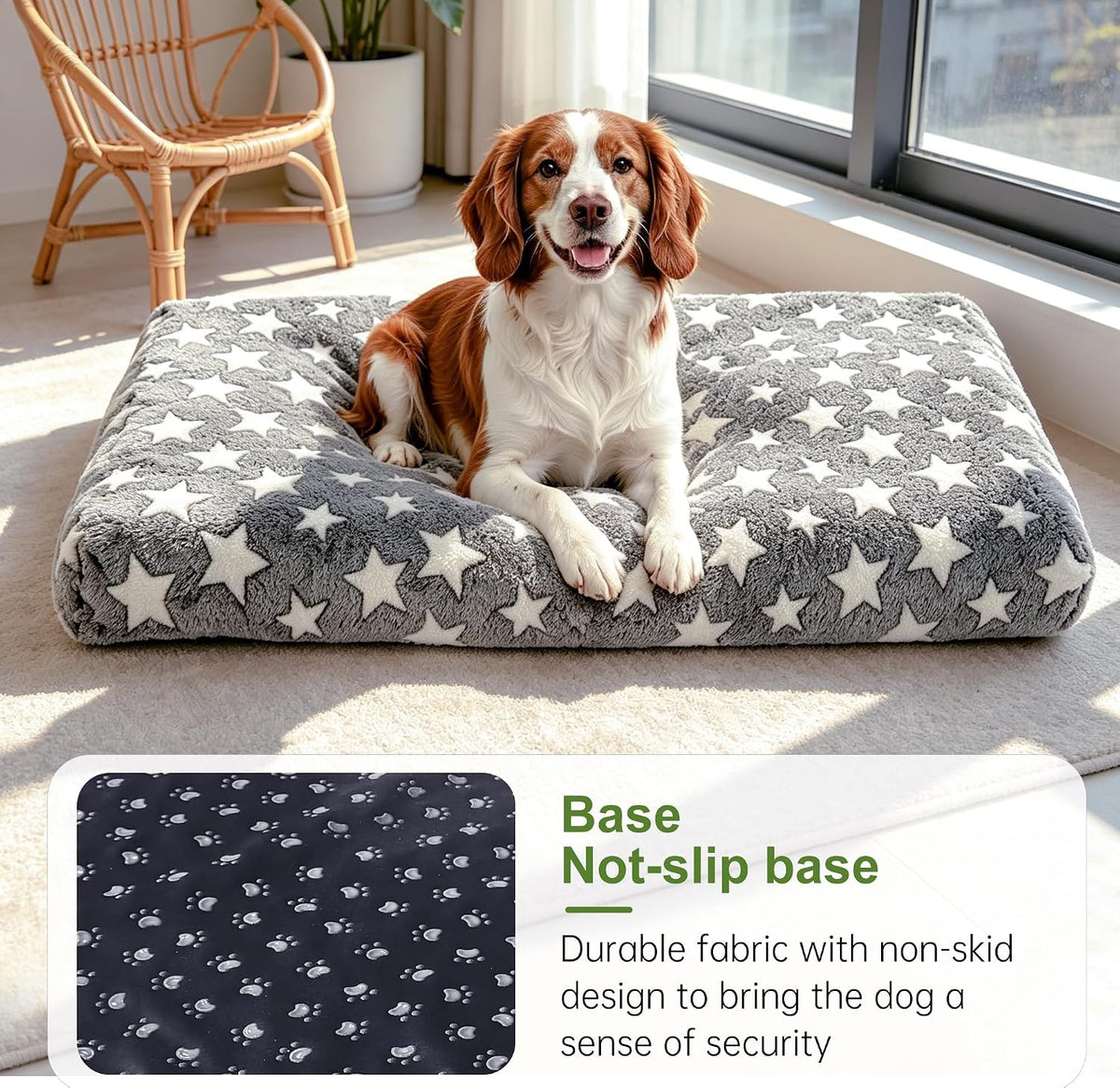 Orthopedic Dog Bed for Large Dogs with Removable Washable Cover