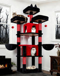 Globlazer Big XL Gothic Cat Tower for Indoor Multiple Cats, F68B
