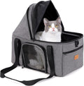 BurgeonNest Top-Expandable Cat Carrier with Semi-Open Canopy, Up to 15 lbs