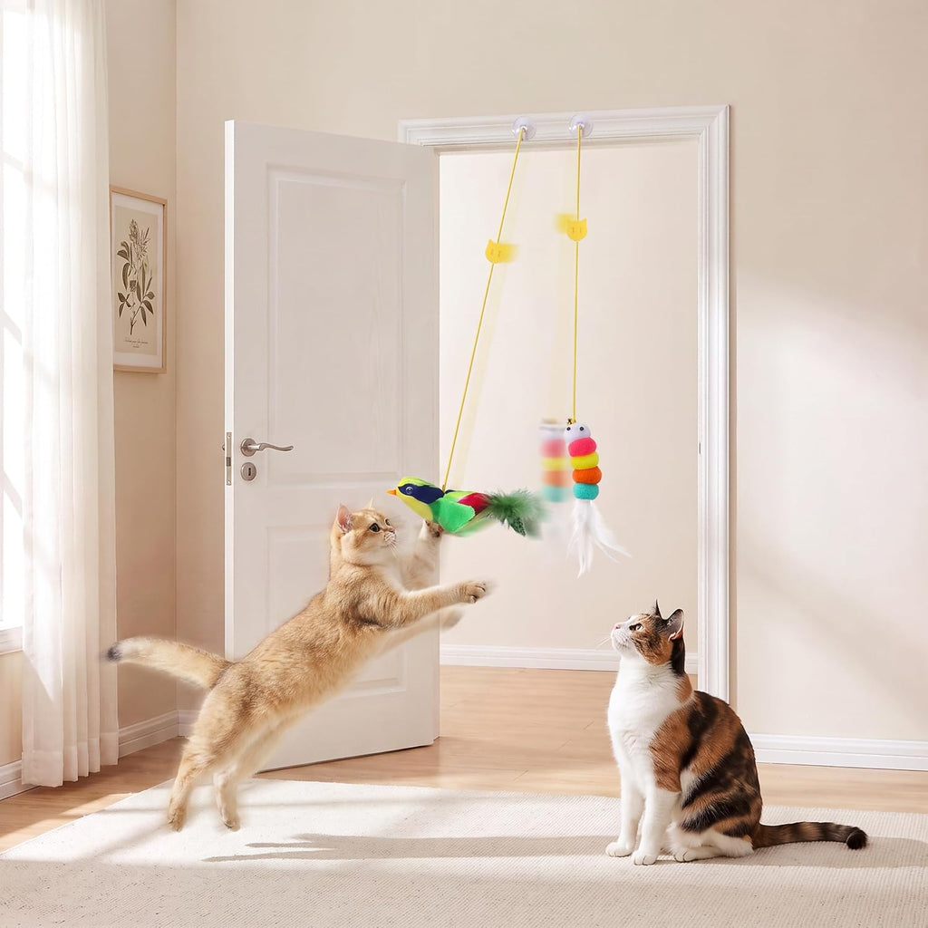 35 Pcs Cat Toys for Indoor Cats, S-Shaped Kitten Play Tube Toy