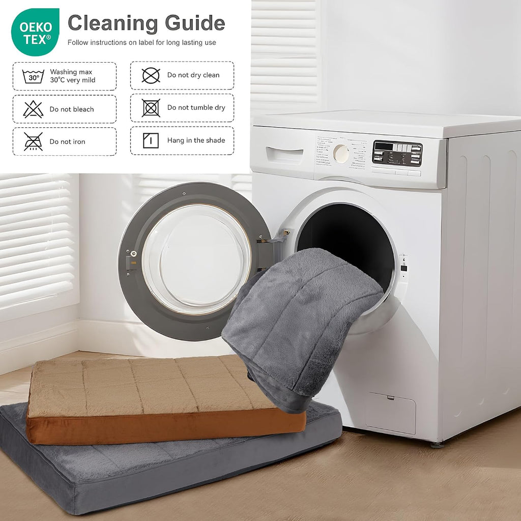 Waterproof Dog Bed for Medium Dog, Orthopedic with Memory Foam