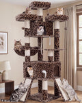 Cat Tree, 81.1" Tall Heavy Duty Cat Tower for Large Cats VCT032BW