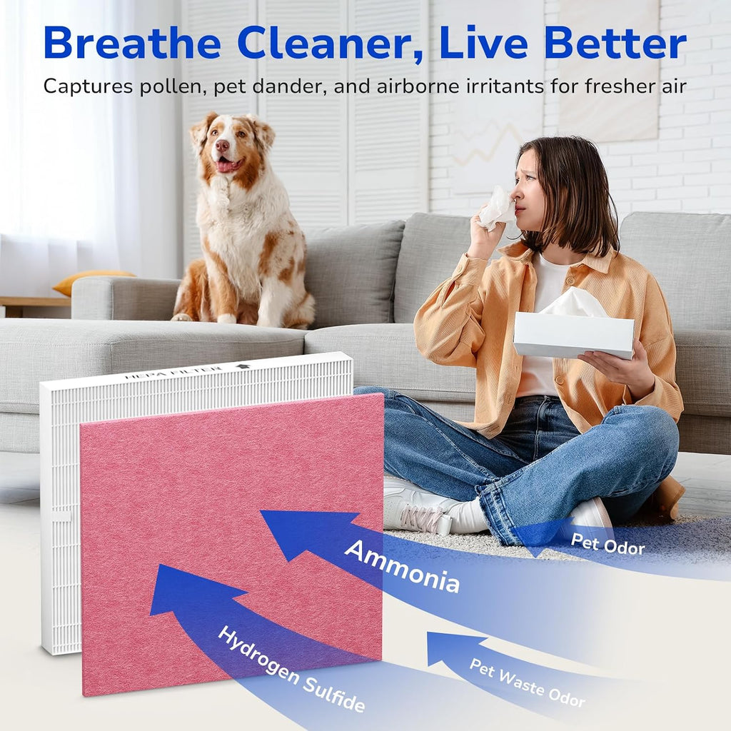 Fil-fresh 3-Pack Airmega AP-1512HH Pet Filter Replacement Set