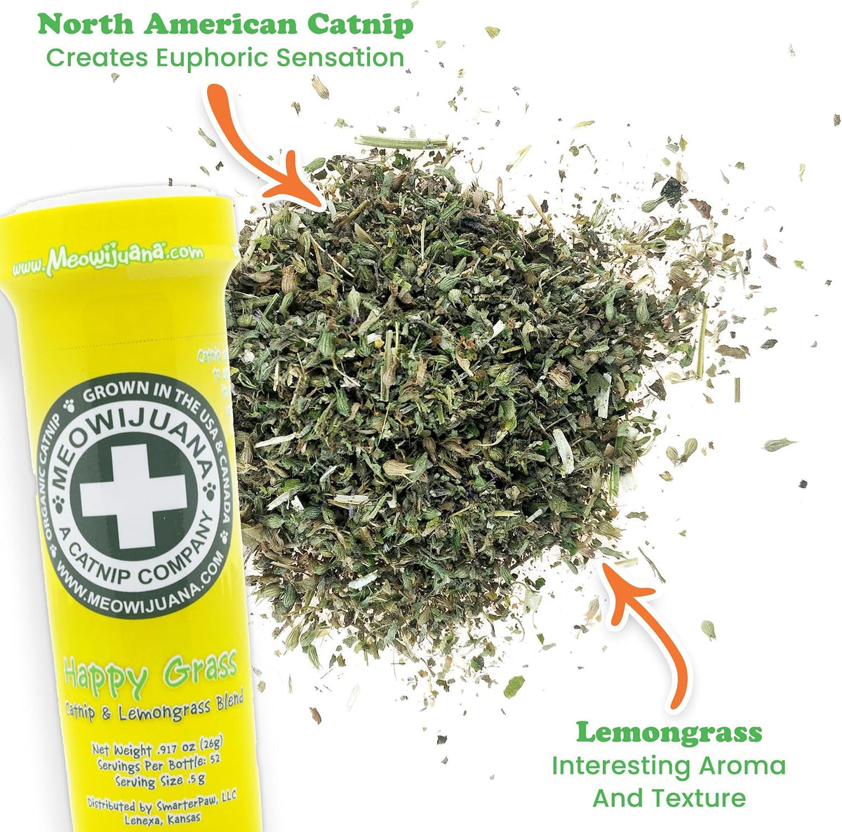 Meowijuana Jump 'n' Jamb Monkey Cat Toy and Catnip Blend | High Potency