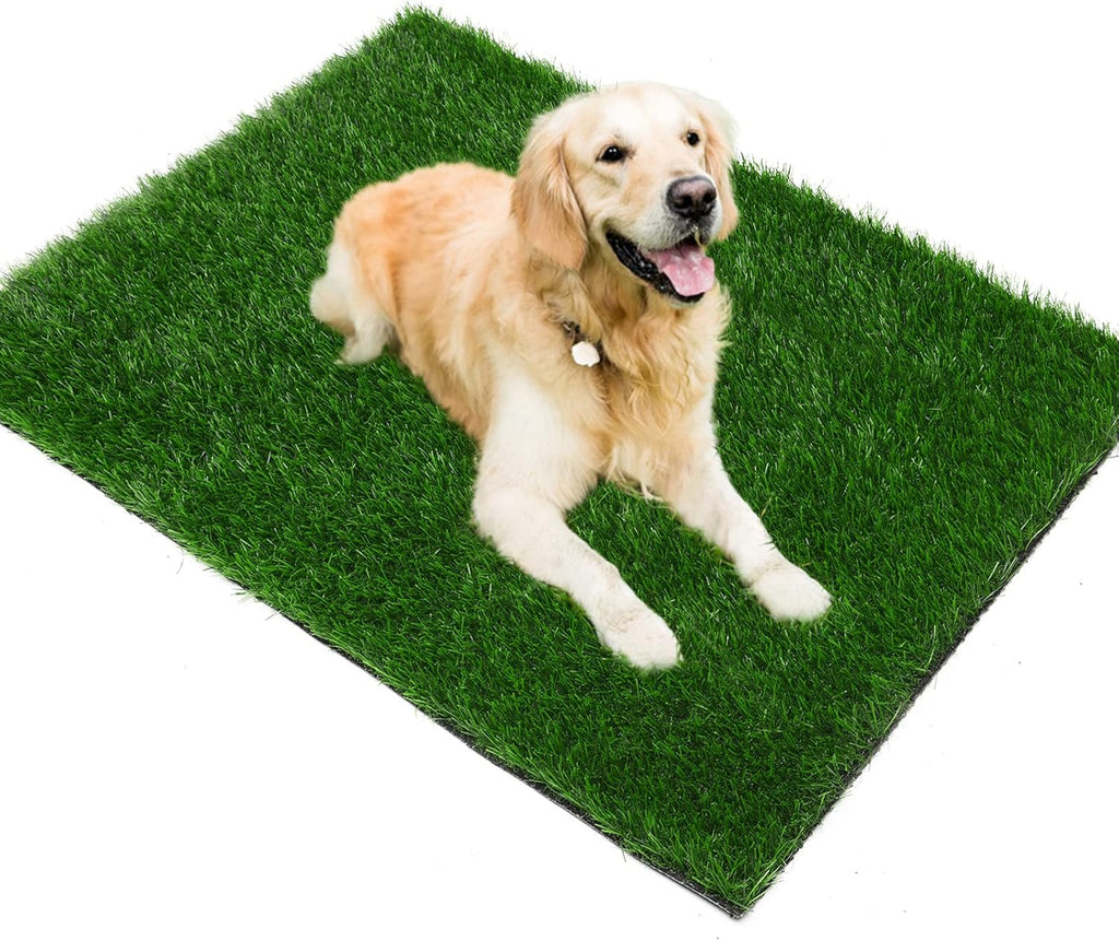 Fake Grass Pad for Dogs Potty Training Artificial Turf, 39.3x19.7in | Pet-Friendly, Fast-Drain, Easy to Clean, Indoor Outdoor Balcony Apartmen Patio Use