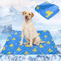 SCENEREAL Dog Cooling Mat for Small Meduim Breeds Dogs, 40"x60" Reversible Self- Cooling Mat for Summer Heat, Ice Cool Soft Pet Throw Blanket Use in Couch, Car, Seat, Bed- Machine Washable