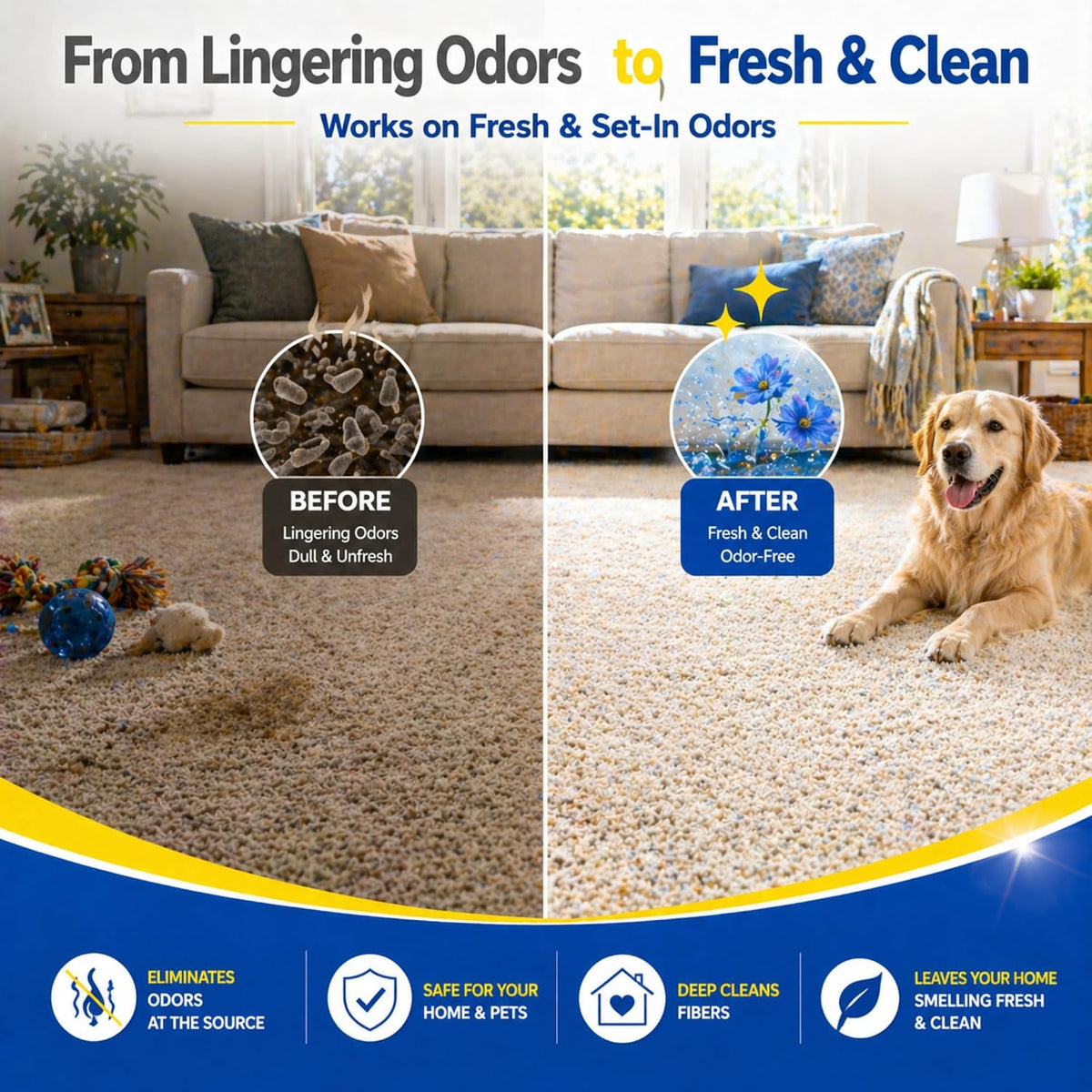Black Diamond Stoneworks Eliminates Urine Odors – Controls Cat, Dog, Pet & Human Smells from Carpet, Furniture, Mattresses, Grout and Pet Bedding & Concrete. Biodegradable Enzymes 32 Oz. Spray
