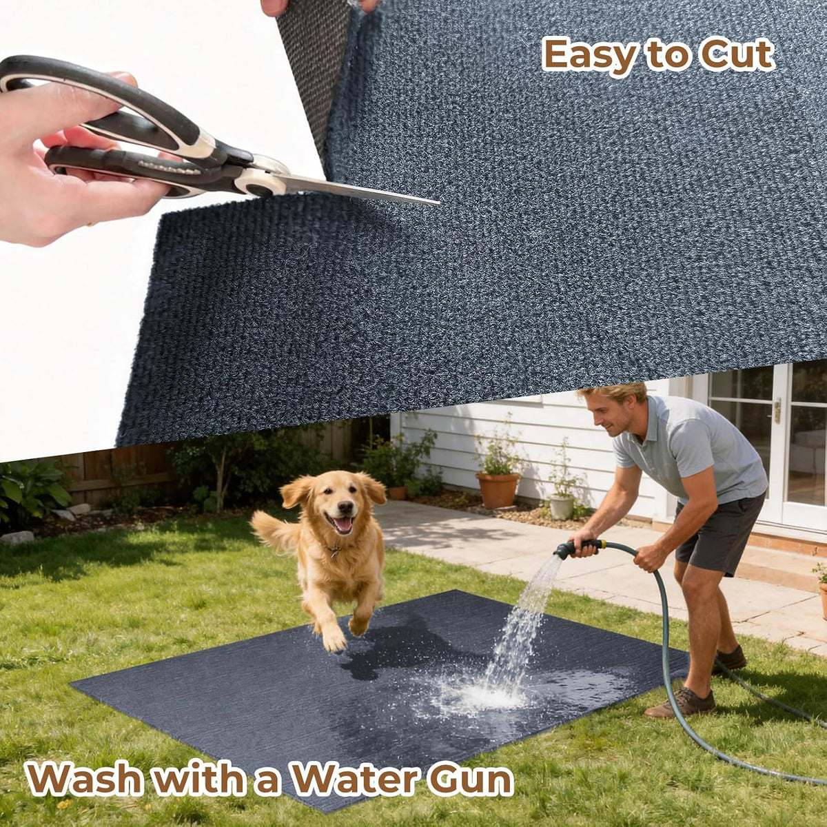 Dog Crate Mat, 24 in X 36 in Dog Playpen Mat Kennel Mat