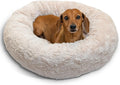 Best Friends by Sheri Original Calming Donut Dog Bed, Oyster, Small, 23"