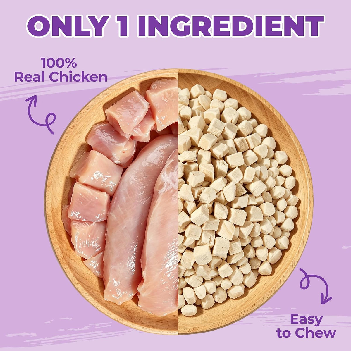 Zoody Freeze Dried Chicken Treats for Cats & Dogs Treating & Topper 7.05 oz