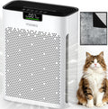 MOOKA Air Purifier for Home Bedroom Large Room 2200 Ft², HEPA Filter, White