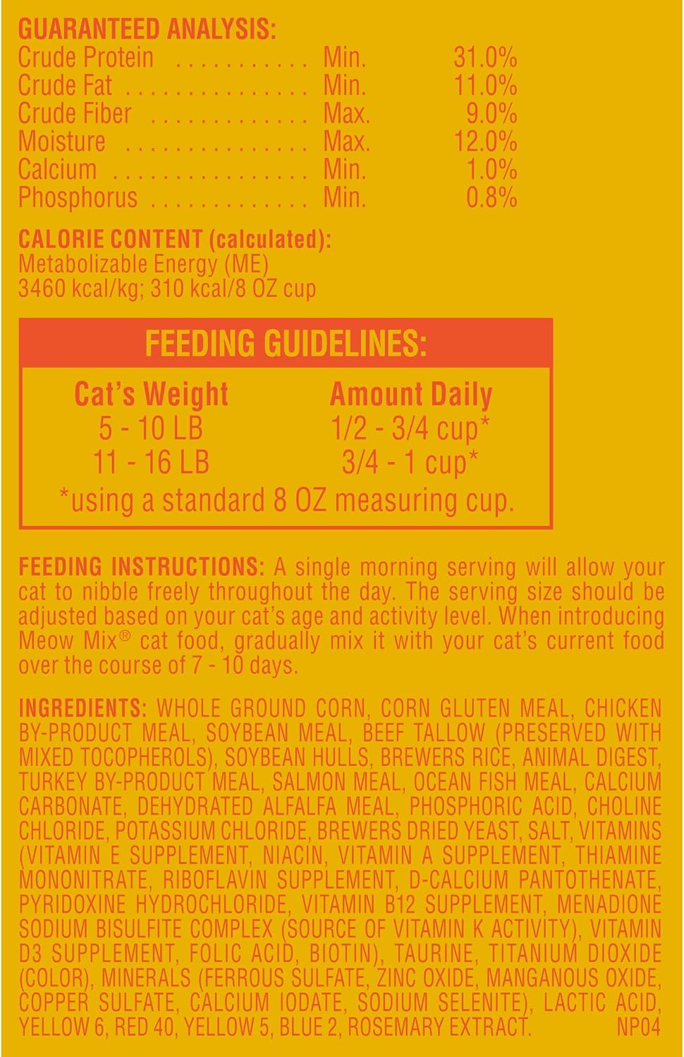 Meow Mix Indoor Health Dry Cat Food, 6.3 Pound Bag