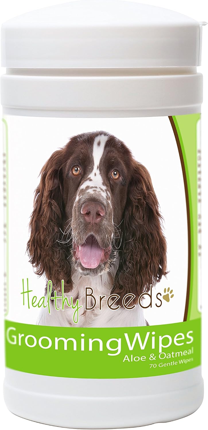 Healthy Breeds English Springer Spaniel Grooming Wipes 70 Count