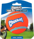 Chuckit! Dog Tennis Ball Dog Toy, Large 3in 1 Pack | Made for Dogs Weighing 0 to 100 Pounds