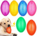 Gemscream 6 Pcs 4.7'' Squeaky Dog Toy Balls for Teething, 6 Colors