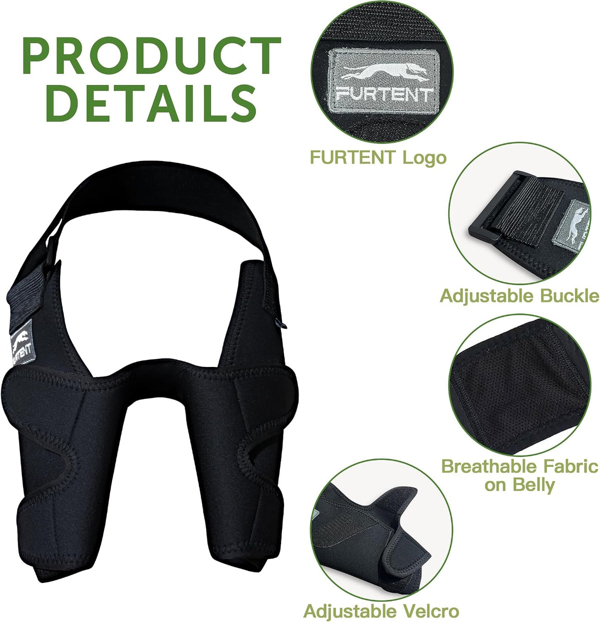 Dog Shoulder Brace Pads for Canine Elbow Protector Support, Elbow Hygroma Dysplasia - Cone Collar Alternative, Pet Wounds Prevent Licking, Helps Wound Healing, XL