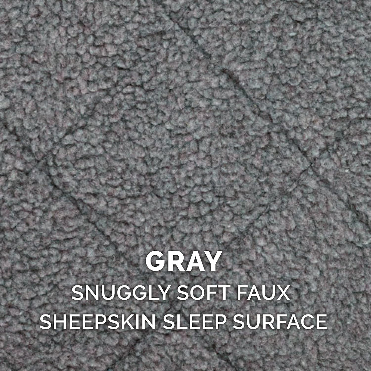 Furhaven Dog Bed for Large Dogs, 100% Washable, Sized to Fit Crates - Sherpa Fleece Bolster Crate Pad - Gray, Jumbo/XXL