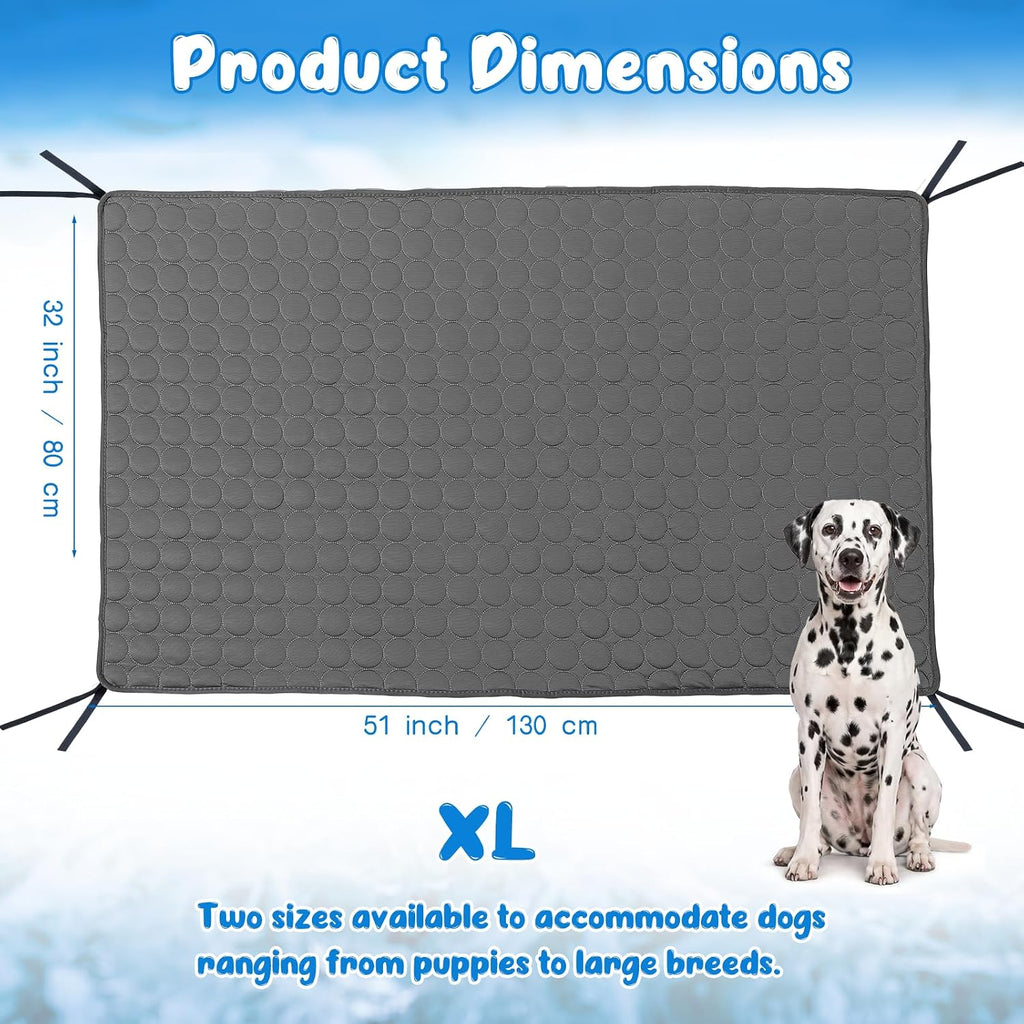 Elevated Dog Cat Bed Cover Replacement Pad, 51 x 32 Inch, Gray