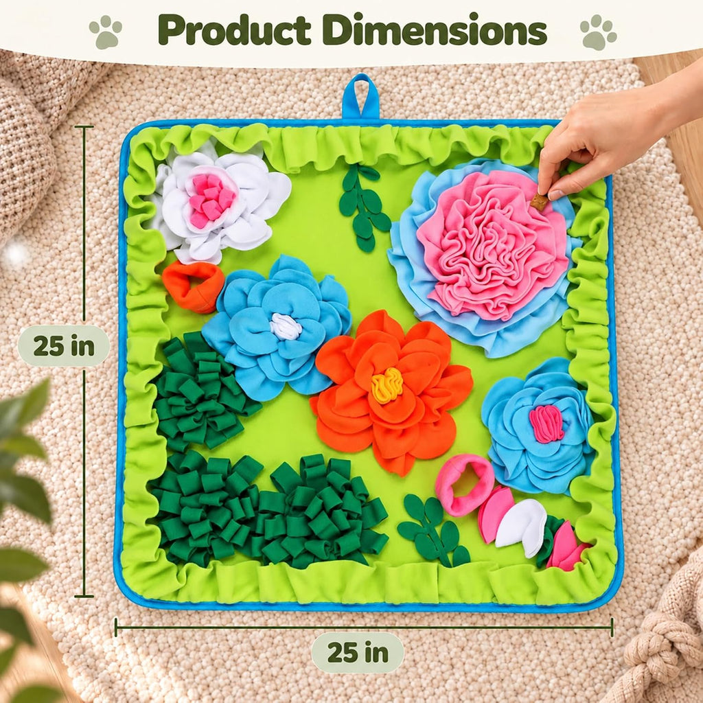 Vextronic Snuffle Mat for Dogs, Large Dogs Slow Feeder, Interactive Puzzle