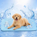 Cooling Dog Mat Medium, Breathable 3D Mesh No-Gel Pad, Blue
