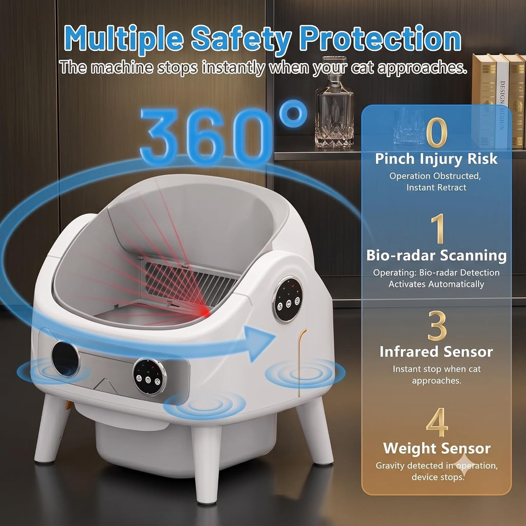 Self Cleaning Litter Box, Automatic Litter Box, self Cleaning cat Litter Box, Automatic cat Litter Box, Arenero para Gatos
