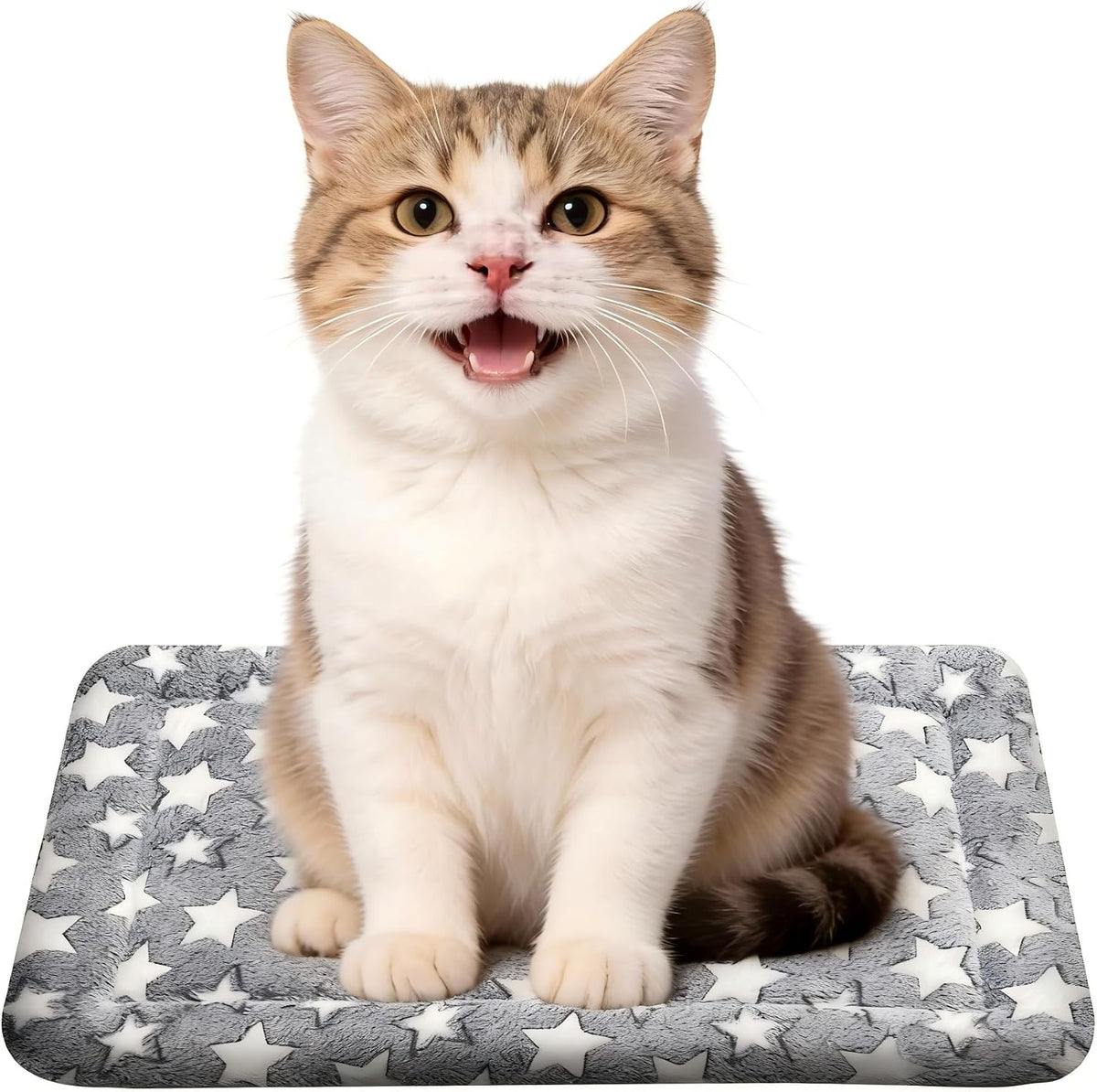 Dog Crate Pad Washable Cat Dog Pet Bed for Crate kennel puppy Mat 18in Gray