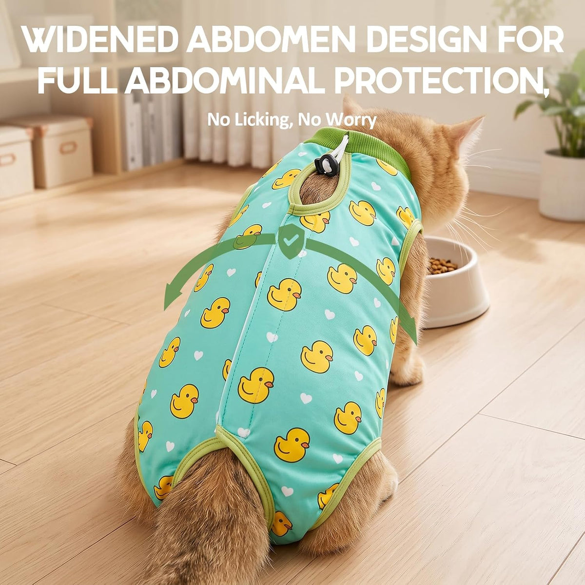 Avont Cat Recovery Suit - Kitten Onesie for Cats After Surgery