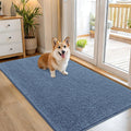 OLANLY Dog Door Mat for Muddy Paws 54x32, Super Absorbent Chenille Mud Mat