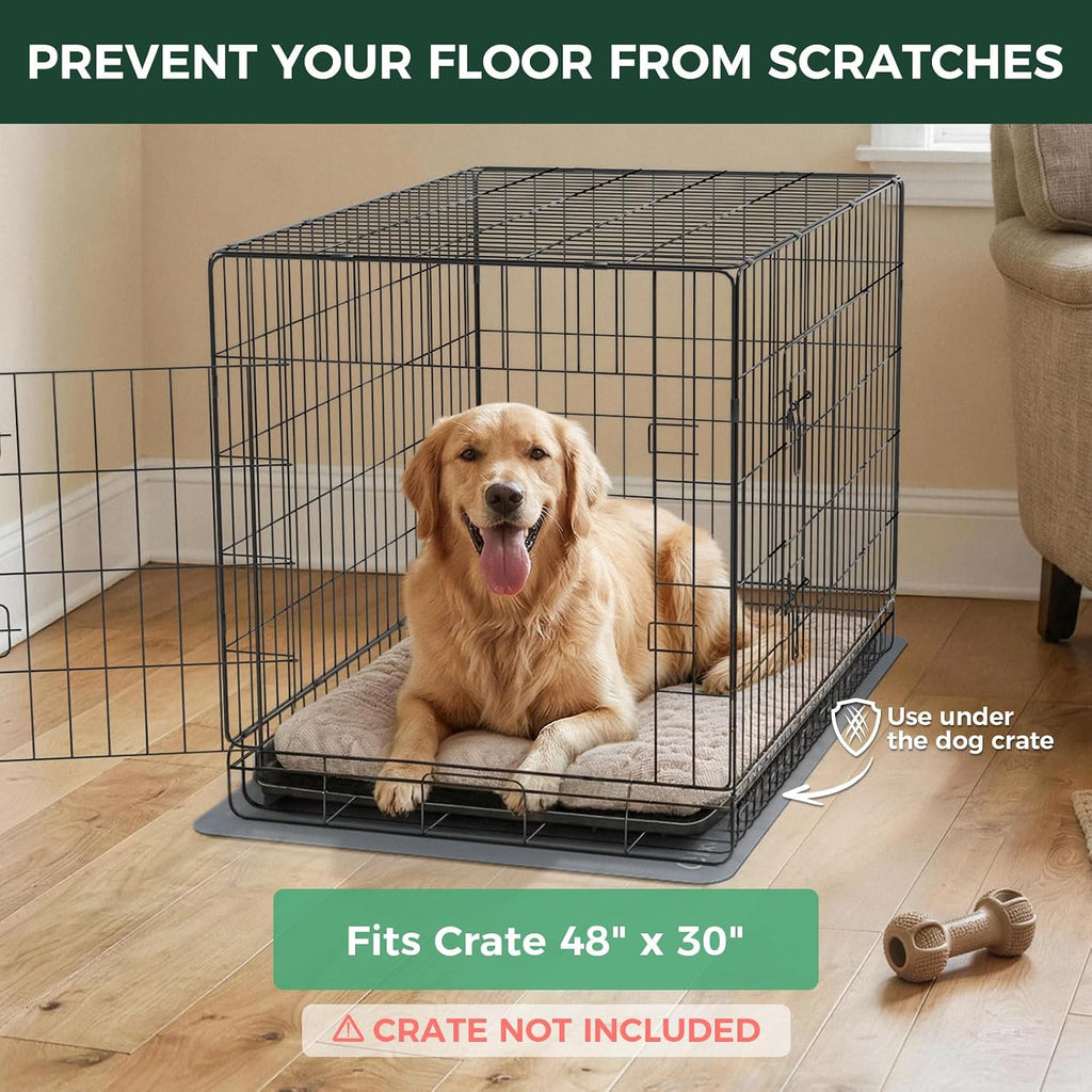 FXW Floor Protector Mat, Waterproof PVC, 50" x 31.5", Gray