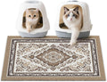 Unicorn Catcher 33"x22" Cat Litter Mat Non-Slip Washable Litter Box Mat | High-Density PVC Litter Catcher Mat Efficiently Traps Scattered Litter From Paws To Keep Floors Clean