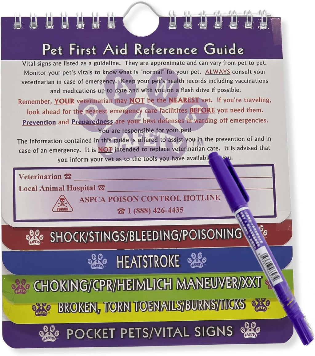 Pet First Aid Reference Guide – 2026 Edition – Dogs, Cats & Pocket Pets