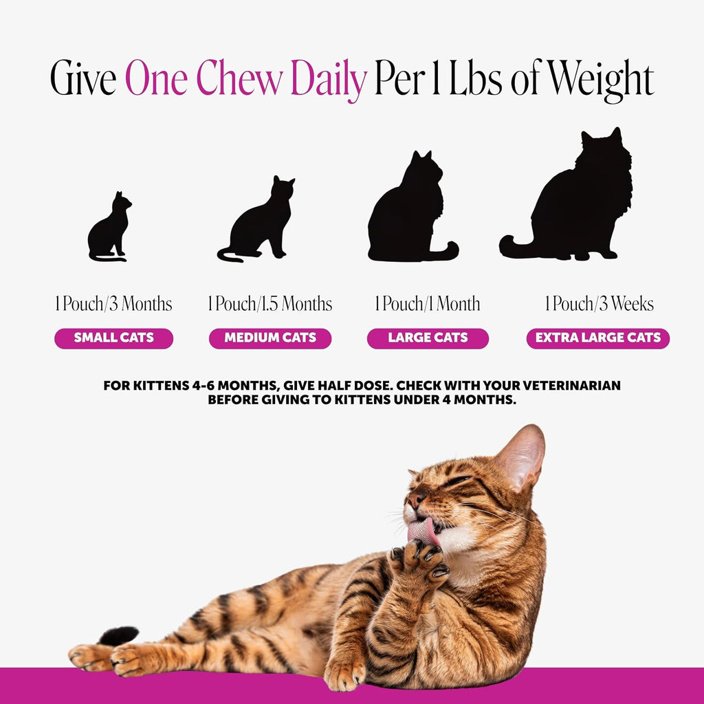 Pet Honesty Vet Backed Multivitamin Taurine for Cats, Tuna, 30-Day Supply