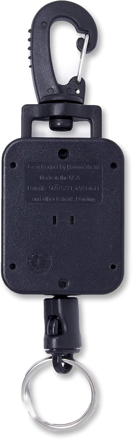 Educator Gear Keeper Retractable Transmitter Holder,Black