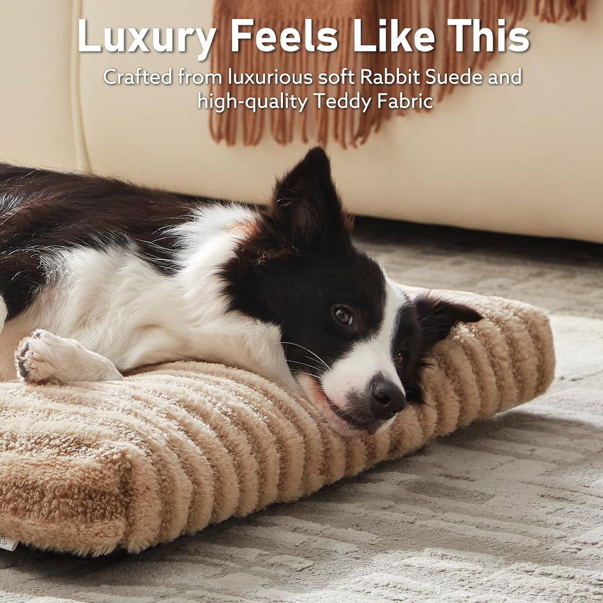 FURTIME Washable XXL Dog Bed for Extra Large Dogs, Giant Dog Crate Beds