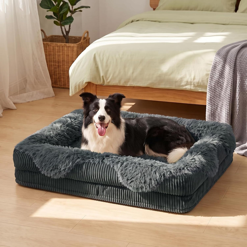 GASUR Orthopedic Dog Bed Extra Large Sized Dog, Washable XL Dog Couch Beds