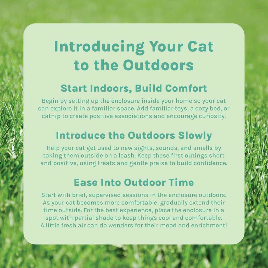 Kitty City Outdoor Catio Furniture and Play Kits for Cats, Play Pen