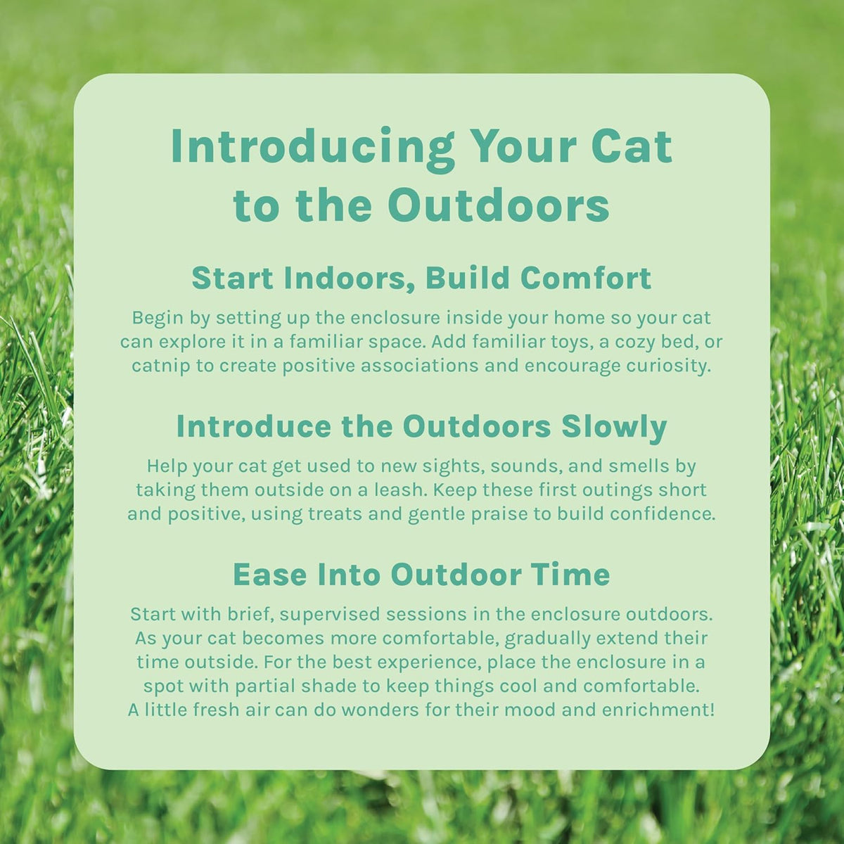 Kitty City Outdoor Catio Furniture and Play Kits for Cats, Outdoor Kennel