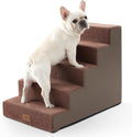 COZY KISS Dog Stairs for Small Dogs, 5 Step Pet Stairs for Beds & Couches