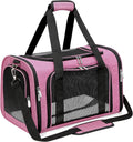 Soft-Sided Cat/Dog/Pet Carrier, Collapsible Pets Travel Carriers