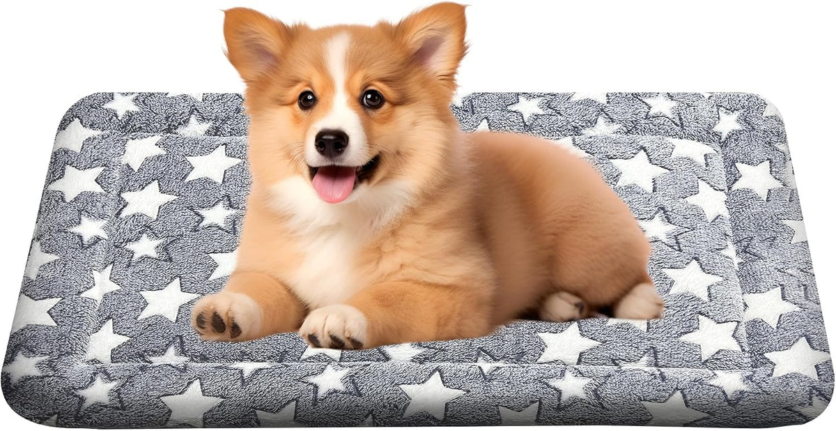 4 Pcs Dog Crate Pad Washable Cat Dog Pet Bed Medium Mat 24 inch Color Blend