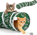 Glittme S-Shape Cat Tunnel, Foldable Cat Tunnels for Indoor Cats