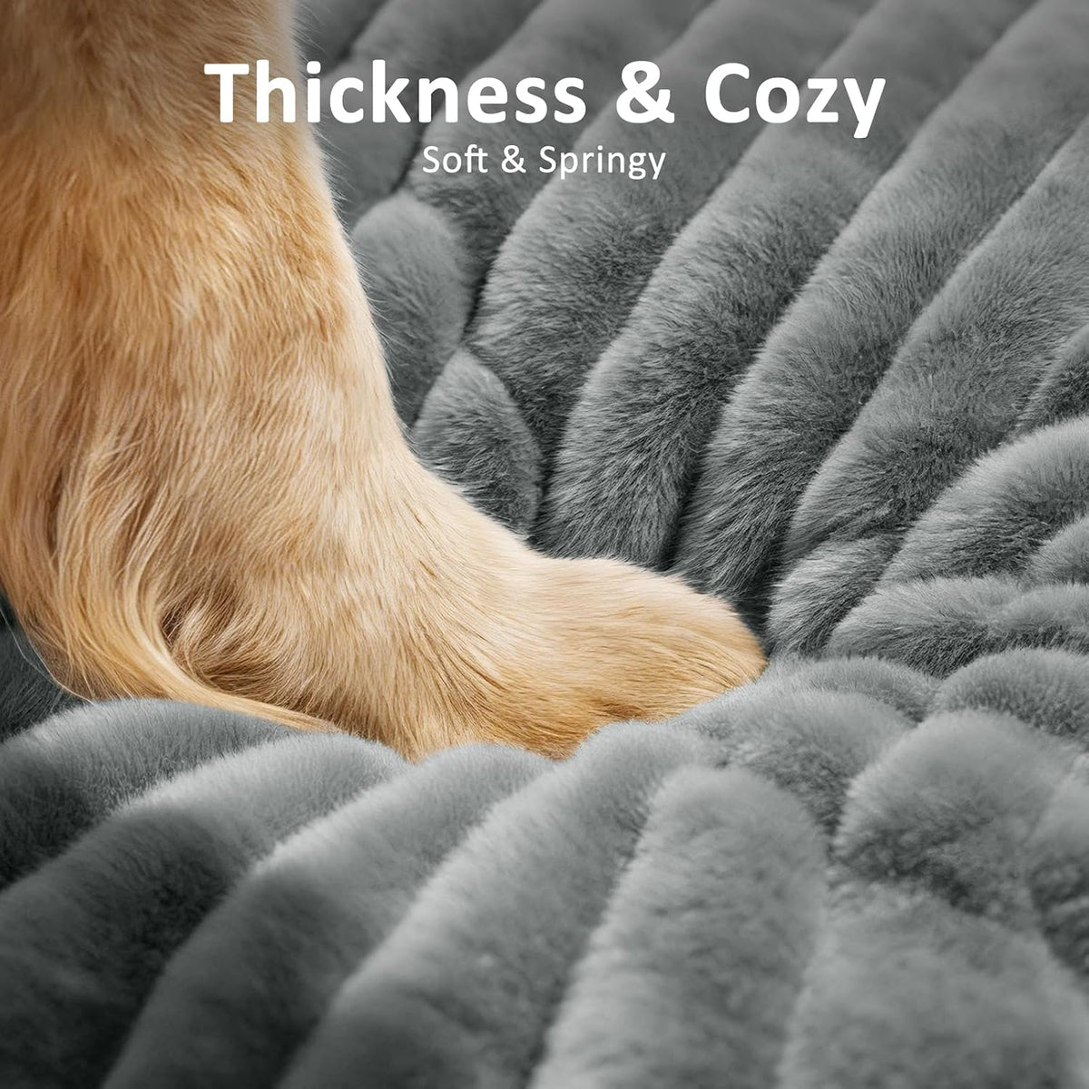 FURTIME Orthopedic Dog Beds Large Sized Dog, Washable Pet Dog Bed for Crate