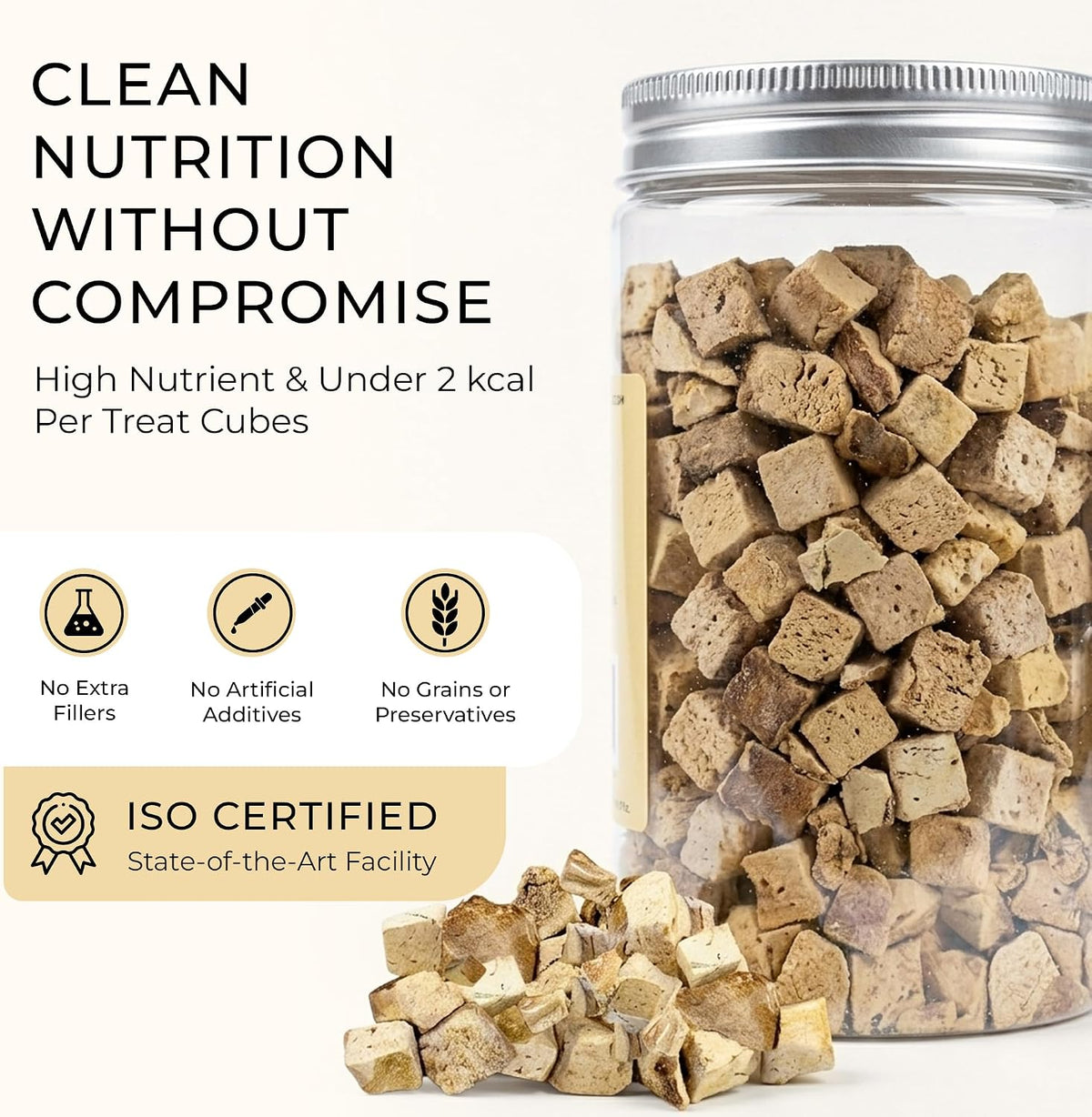 BLACK FOX Freeze-Dried Chicken Liver Dog Treats & Cat Treats | 270 Treats, 4oz | Single Ingredient, Raw, Grain-Free, High Protein Training Treats for Dogs and Cats | All Life Stages