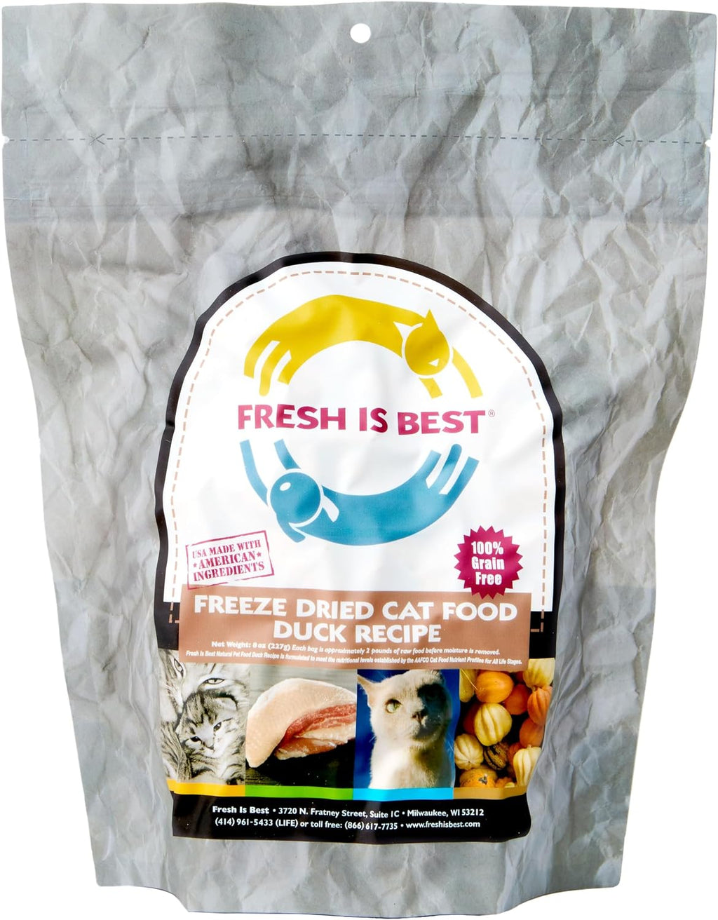Fresh Is Best Duck Freeze Dried Cat Food – High-Protein Freeze Dried Duck