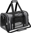 Soft-Sided Cat/Dog/Pet Carrier, Collapsible Pets Travel Carriers
